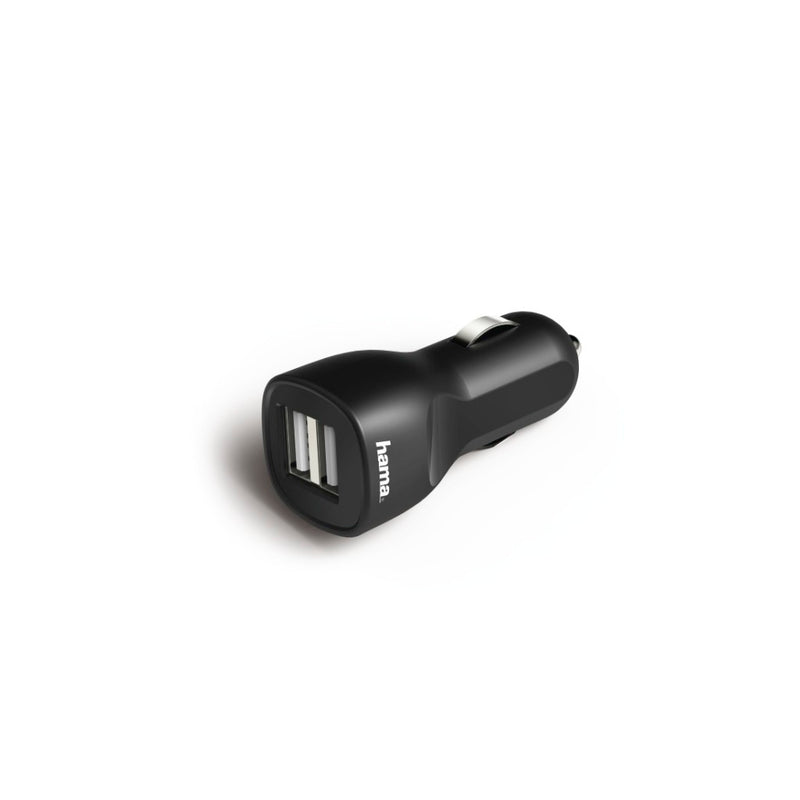 Hama Auto-oplader 2x USB 2,4 A Zwart