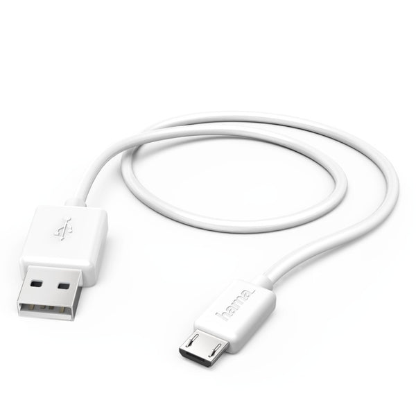 Hama Oplaad-/gegevenskabel Micro-USB 1,4 M Wit