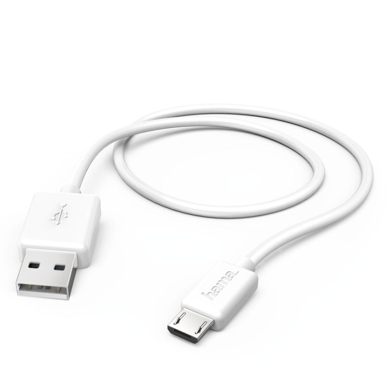 Hama Oplaad-/gegevenskabel Micro-USB 1,4 M Wit