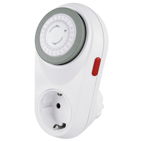 Hama Mechanische Tijdschakelklok Curved Wit