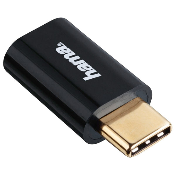 Hama USB-C-adapter USB 2.0 USB-C-stekker ? Micro-USB-koppeling 480 Mbit/s