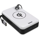Hama Draadloze Powerbank 6000 mAh Wit/Zwart
