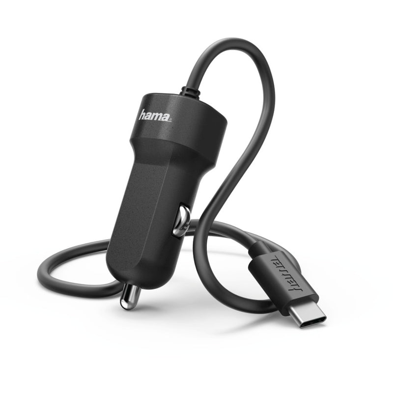 Hama Autolader USB Type C 3.0A Zwart