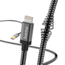 Hama Oplaad-/gegevenskabel Metall Lightning 1,5 M Antraciet