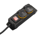 Hama Stekkerdoos 2-voudig Met Schakelaar Spatwaterdicht IP44 2m