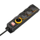 Hama Stekkerdoos 4-voudig Met Schakelaar Spatwaterdicht IP44 4m