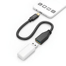 Hama USB Type-C-adapterkabel OTG USB Type-C-stekker - A-bus 15 Cm Zwart
