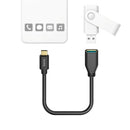 Hama USB Type-C-adapterkabel OTG USB Type-C-stekker - A-bus 15 Cm Zwart