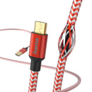 Hama Oplaad-/gegevenskabel Reflective Micro-USB 1,5 M Rood