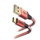 Hama Oplaad-/sync-kabel Reflective USB Type-C - USB-A 1,5 M Rood