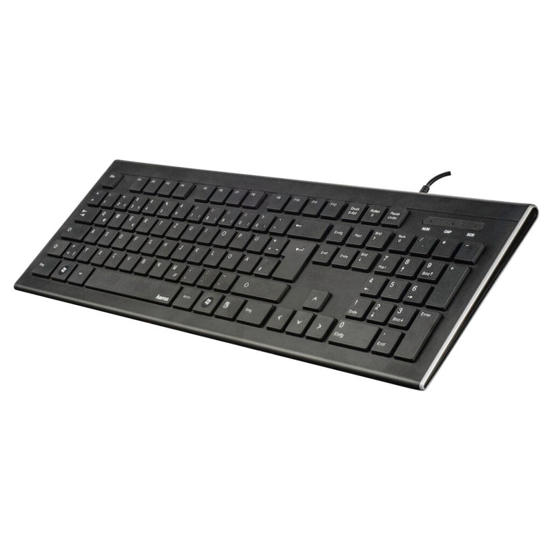 Hama Toetsenbord-/muis-set Cortino Bekabeld US