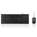 Hama Toetsenbord-/muis-set Cortino Bekabeld US