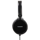 Thomson HED2207BK Koptelefoon On-ear Microfoon Vouwbaar Platte Kabel Zwart