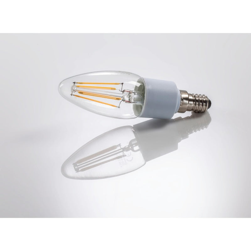 Xavax Led-gloeidraad E14 470lm Vervangt 40W Kaarslamp Warm Wit Dimbaar