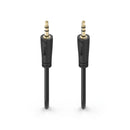 Hama Audiokabel 3,5-mm-jack Stekker-stekker Stereo 0,5 M Zwart