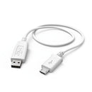 Hama Oplaad-/gegevenskabel Micro-USB 1,0 M Wit
