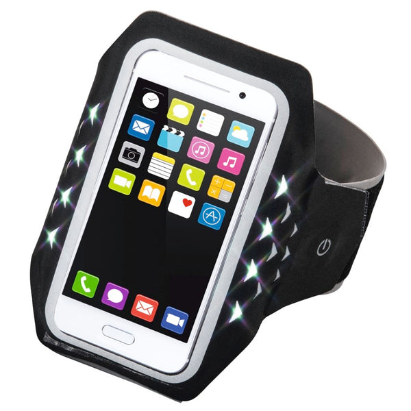 Hama Sport-armband Running Voor Smartphones Maat XXL Met Led Zwart