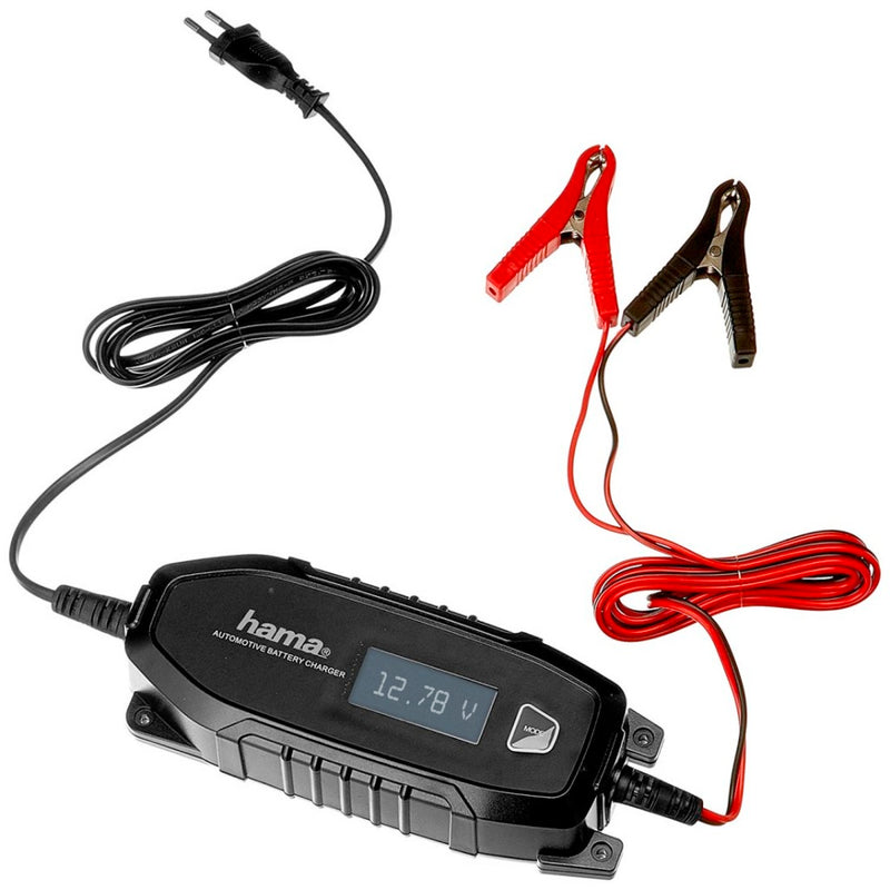 Hama Automatische Acculader 6V/12V/4A Voor Auto-/boot-/motorfiets-accu