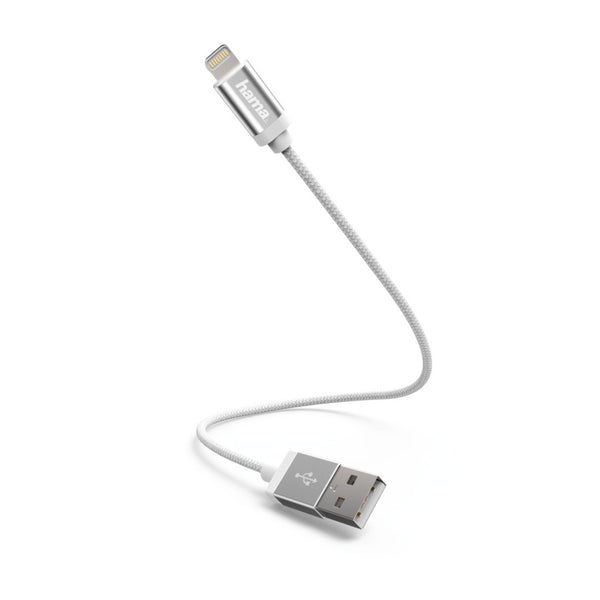 Hama Oplaad-/gegevenskabel Lightning 0,2 M Wit