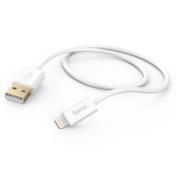 Hama USB-kabel Voor Apple IPad Lightning 1,5 M Wit
