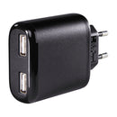 Hama 2-voudige USB-oplaadadapter Auto-Detect Voor Tablet-pc&apos;s 5 V/4,8 A,zwart