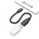 Hama USB-C-adapterkabel USB-C-stekker &ndash; USB-3.1-A-koppeling Verguld 0,15 M