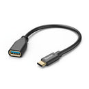 Hama USB-C-adapterkabel USB-C-stekker &ndash; USB-3.1-A-koppeling Verguld 0,15 M