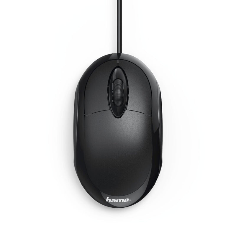 Hama Optische Muis Met 3 Knoppen MC-100 Met Kabel Zwart