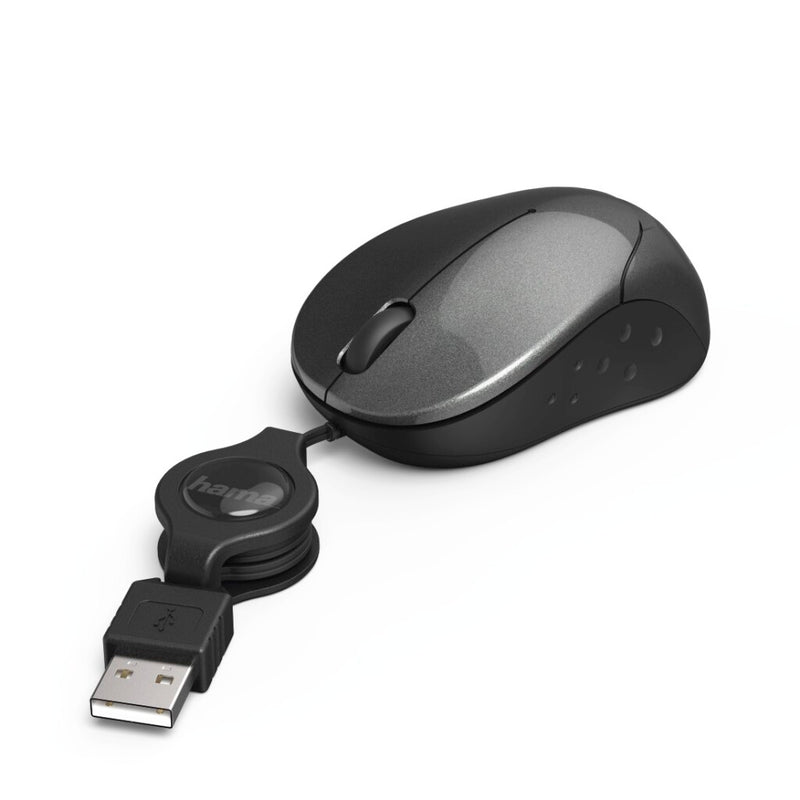 Hama Mini-muis Pesaro Antraciet