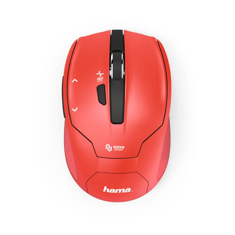 Hama Compacte Draadloze Muis Milano Rood