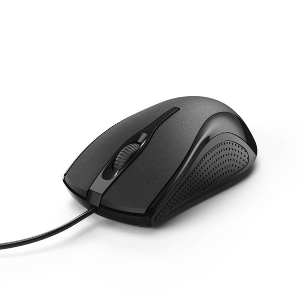 Hama Optische Muis Met 3 Knoppen MC-200 Met Kabel Zwart