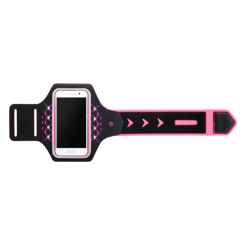 Hama Sport-armband Running Voor Smartphones Maat XL Met Led Pink
