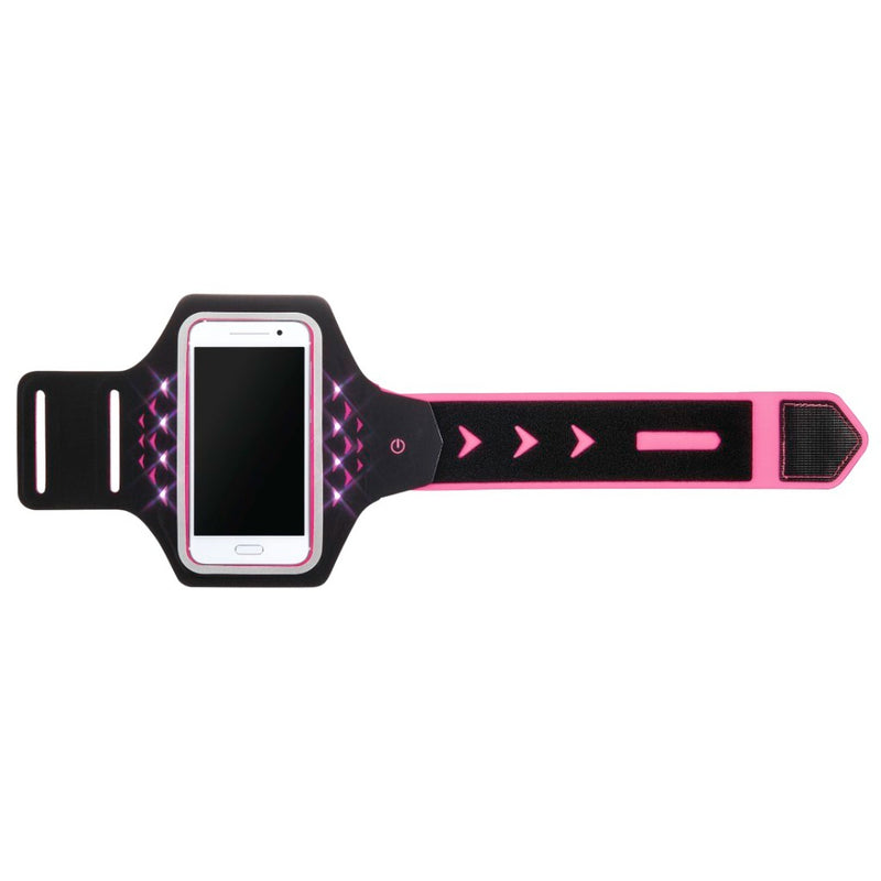 Hama Sport-armband Running Voor Smartphones Maat XXL Met Led Pink