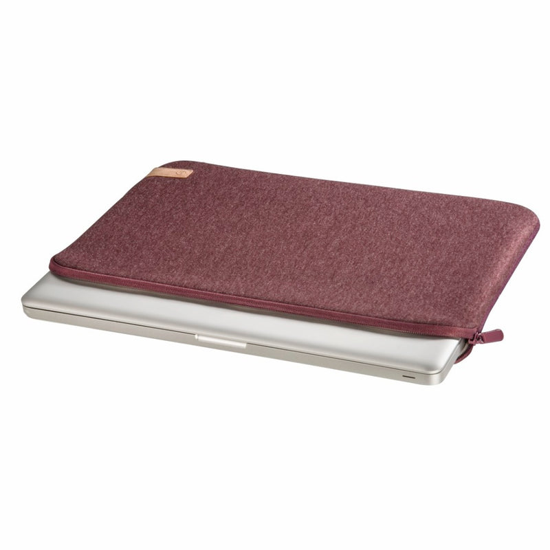 Hama Notebook-sleeve Jersey Tot 40 Cm (15,6) Donkerrood