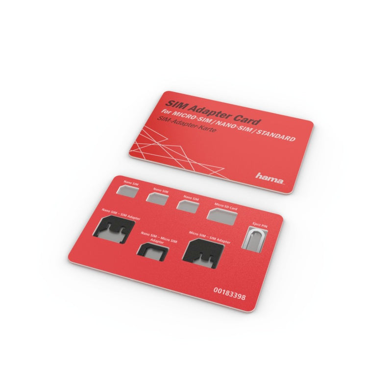 Hama SIM-kaart-adapter 5-delige Set