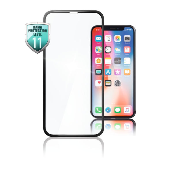 Hama 3D-full-screen-beschermglas Voor Apple IPhone Xs Max Zwart