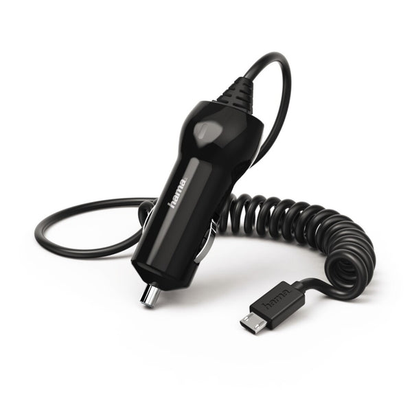 Hama Auto-oplader Micro-USB 1.2 A Zwart
