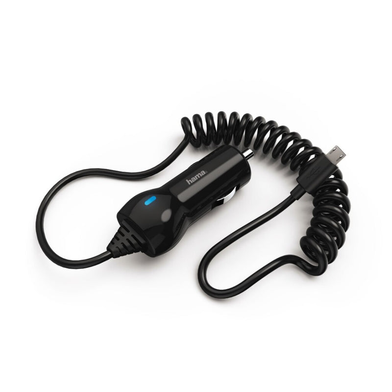 Hama Auto-oplader Micro-USB 1.2 A Zwart