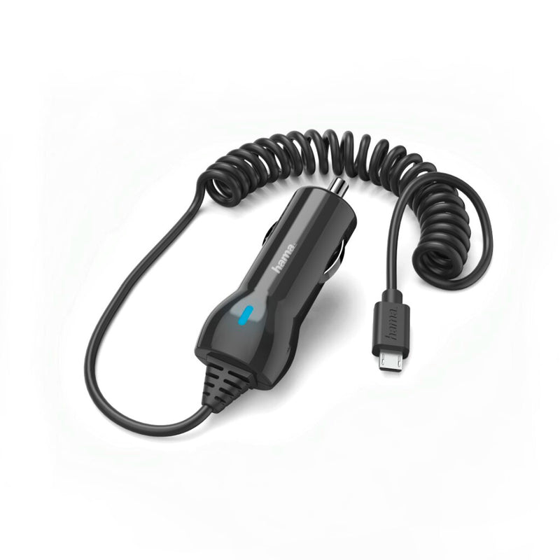 Hama Auto-oplader Micro-USB 1.2 A Zwart