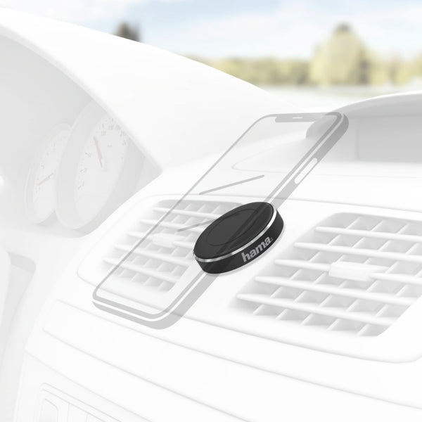 Hama Universele Smartphonehouder Magnet Voor Plakbevestiging Zwart