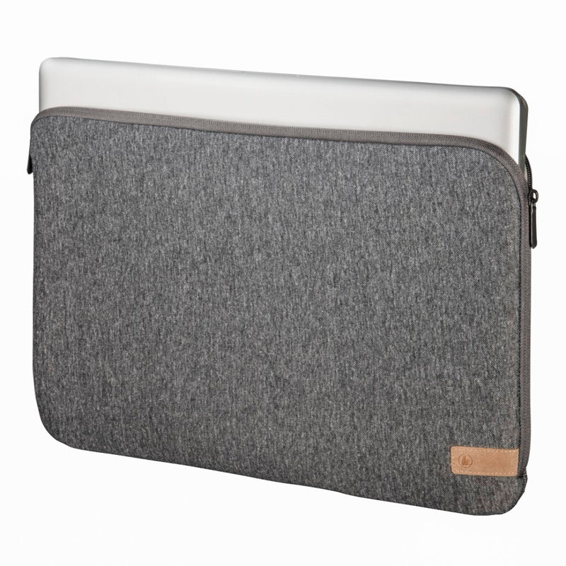 Hama Notebook-sleeve Jersey Tot 36 Cm (14,1) Donkergrijs