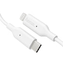 Hama Snelle Oplaad-/gegevenskabel USB Type-C Naar Lightning 1 M Wit