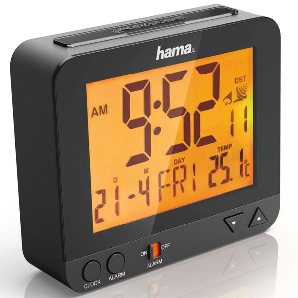 Hama Radiogestuurde Wekker RC 550 Met Nachtlicht-functie