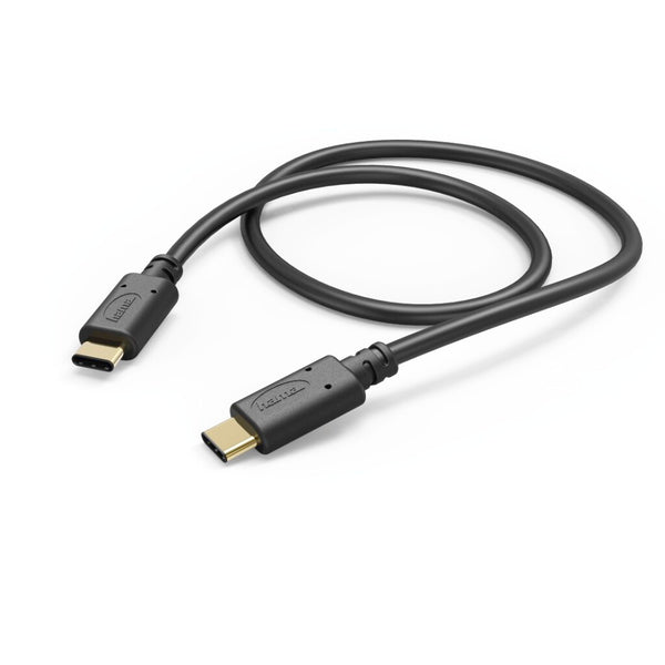 Hama Oplaad-/gegevenskabel USB Type-C - USB Type-C 1,5 M Zwart