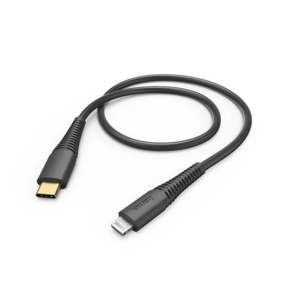 Hama Oplaad-/gegevenskabel USB-C - Lightning 1,5 M Zwart