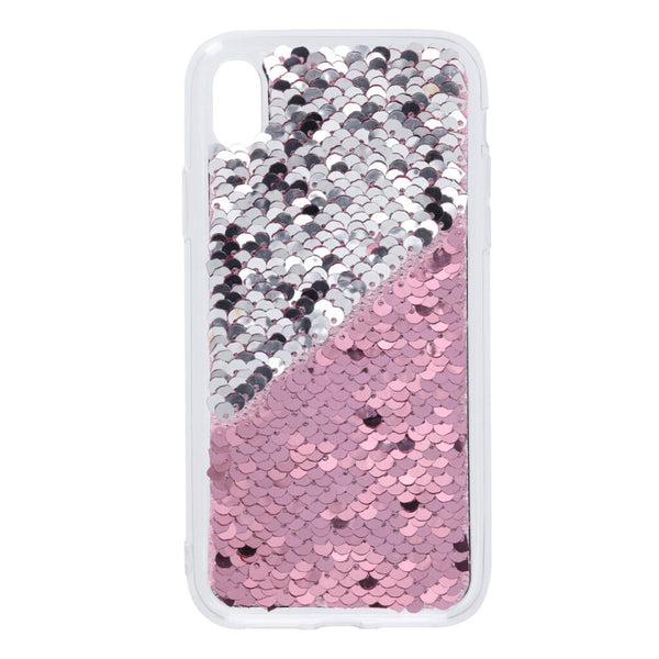 Hama Cover Paillettes Voor Apple IPhone XR Pink/zilver