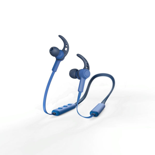 Hama Bluetooth&reg;-koptelefoon Nekband In-ear Micro Ear-hook Blauw
