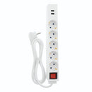 Hama Stekkerdoos USB 3,4A 5-voudig Wit