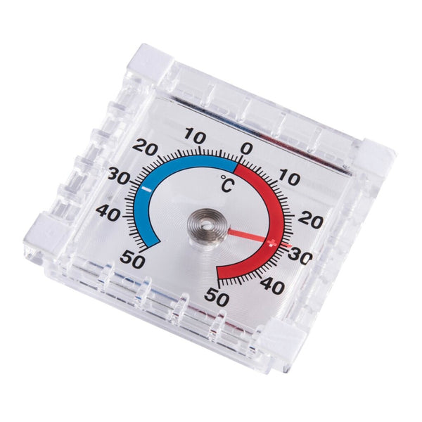 Hama Raamthermometer Hoekig 7,5 Cm Analoog