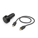 Hama Auto-oplaadset USB-C PD/Qualcomm&reg; USB-A 18W USB-C-kabel 1,5 M Zwart